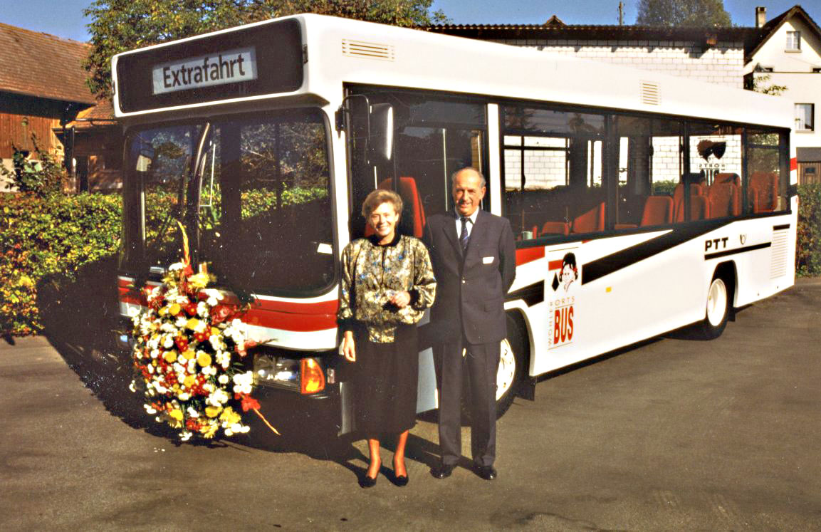 Erste Ortsbusse Wohlen