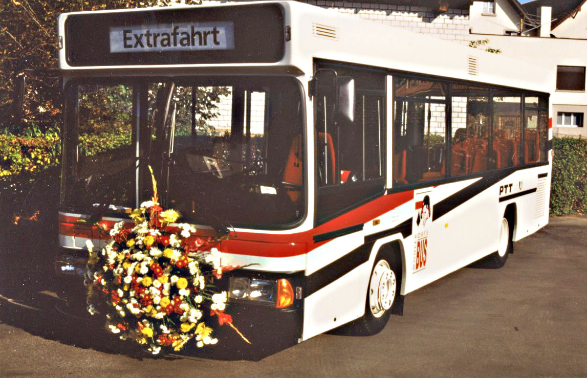 Erste Ortsbusse Wohlen