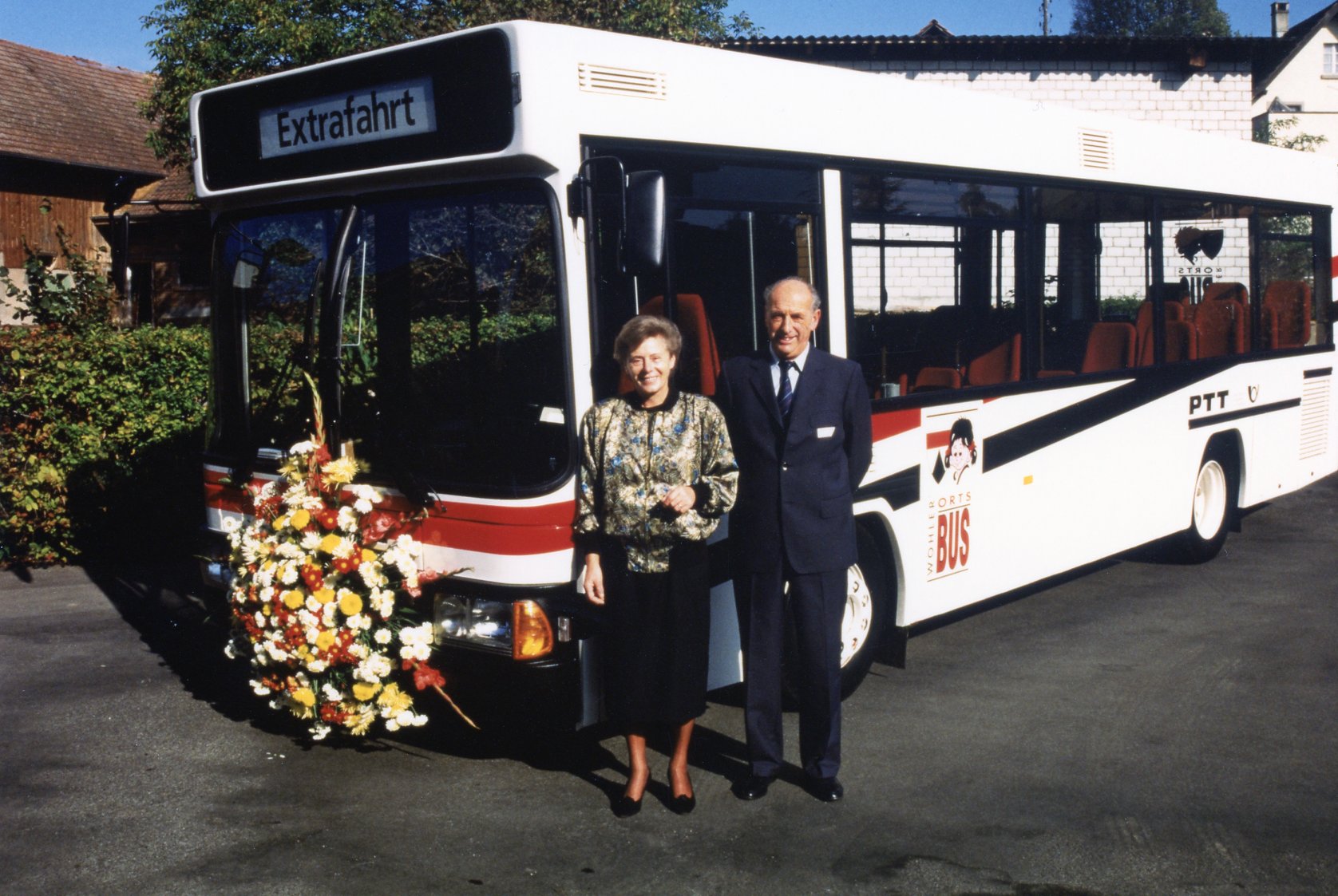 Erste Ortsbusse Wohlen